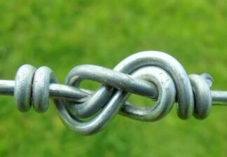 Fencing wire knot